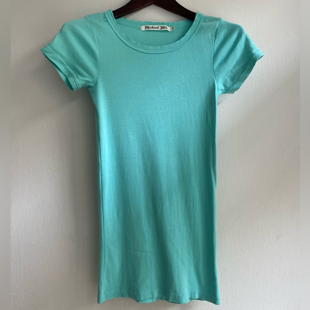 Michael Stars Green Short Sleeve Tee